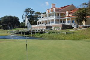 Brick Landing Plantation Golf Club house and full service restaurant.