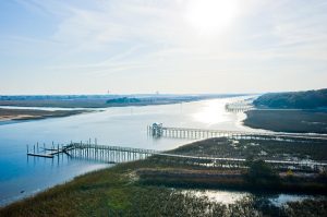 ICW view from Ocean Isle Beach, NC on a warm December day.